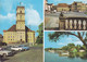 Germany DDR PPC Neustrelitz Marktplaz Rathaus Zierker See Alte Autos Old Cars To NYBORG Denmark (2 Scans) - Neustrelitz