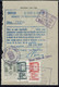 Espagne - 1957 - Affranchissement Fiscal - Visado De Permanencia - Consulado De Espana. Francfort - B/TB - - Fiscal-postal