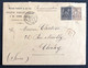Enveloppe Recommandé Sage Tarif 40c Mixte Sage N/B & N/U 1879 N°69 & 89 De Paris 2 Montmartre Pour Clichy TTB - 1898-1900 Sage (Type III)