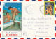 Polynésie Yvert 586 Enfants Bonne Fête Maman Mahina 11/4/2000 Lettre Illustrée Recto Verso à Autun Saône Et Loire - Covers & Documents