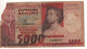 MADAGASCAR  5'000 Francs/1'000 Ariary  P66   (ND 1974  Zebus, Woman/Coffee, Vanilla, Orchid On Back) - Madagascar