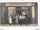 CPA Carte Photo à Situer Devanture De Magasin De Robes Manteaux Fourrures - Otros & Sin Clasificación