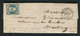 Rare Lettre De Haguenau Pour Strasbourg ( 1853 ) Avec Un N° 10 Présidence - 1852 Louis-Napoléon