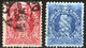 Chili 1901 Ch. Colomb / Columbus 2c Red + 5c Blue N° 43 + 44 - Cile