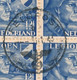 Nederland - 1943 - 4x 12,5 Cent Legioenblok Met Plaatfout Op Omslag Feldpost Naar Deutschen Sicherheitsdienst Den Haag - Brieven En Documenten