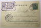 RARE Forbach 1900 Stempel Gruss Aus Villa Kreuzberg Schützenstand Kreuzkapelle Stand De Tir Chapelle Plus De 120 Ans - Forbach