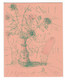 Carzou   Carte De Voeux  Bonne Année 1989 ( Numérotée  497 / 500 ) 2 Volets 19,5 X 15,5 Cm ) - Unclassified