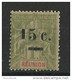 REUNION - YVERT N° 55b * VARIETE PETIT 1 - COTE = 60 EUROS - - Unused Stamps
