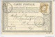 NORD - 1876 - CARTE PRECURSEUR ENTIER CERES REPIQUAGE PRIVE De BORISSOW à LILLE Pour ST MAURICE S/MOSELLE (VOSGES) - Voorloper Kaarten