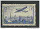 POSTE AERIENNE - YVERT N°12 * - CHARNIERE LEGERE - COTE = 25 EUROS - 1927-1959 Nuovi