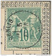 1877 - SAGE 10c N/B Sur CARTE PRECURSEUR De GENLIS (COTE D'OR) - BOITE RURALE L NON IDENTIFIEE - Tarjetas Precursoras