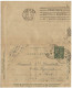 1919 - CARTE-LETTRE ENTIER POSTAL TYPE SEMEUSE (RARE AVEC BORDS) AVEC DATE De SAINT DENIS Pour PARIS - Cartes-lettres