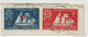 1945 ENV- SPM - MARITIME - ENVELOPPE De ST PIERRE Avec OBLITERATION PAQUEBOT "POSTED AT SEA HALIFAX" (CANADA) Pour PARIS - Lettres & Documents