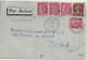 1938 - ENVELOPPE Par AVION De PARIS Pour DJIBOUTI (COTE DES SOMALIS) - PAIX + SEMEUSES - 1932-39 Paix