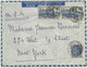 1939 - ENVELOPPE Par AVION AIR FRANCE De MARSEILLE Pour NEW YORK (USA) - CERES - Storia Postale