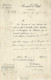 1858 - LETTRE De La COMMISSION PETITIONS Du CONSEIL D'ETAT Avec MARQUE De FRANCHISE CABINET De L'EMPEREUR Pour ELBEUF - Frankobriefe