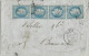 1868 - LETTRE 3° ECH. De PARIS Pour BEAUVAIS - 1863-1870 Napoléon III Lauré