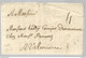 1739 - BELGIQUE - LETTRE De MONS Avec MARQUE LINEAIRE FRAPPEE à SEC  Pour VALENCIENNES (NORD) - 1714-1794 (Oesterreichische Niederlande)