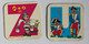 2 Magnets Alphabet Clown Lettre Z Et U Mini-Babybel - Gervais Années 90 - Magnetos