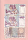 Lot De 3 Billets - Italie - 1000 Lires Décret Du 03 Oct 1990 X 2 Série KA Et HG- 500 Lires 1974 -79 - Collections