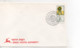 Cpa.Timbres.Israël.1989-Yerushalaym.Israel Postal Authority  Timbre Fleurs - Gebruikt (met Tabs)