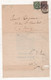 LETTRE DATEE DE 1932 TIMBRES TYPE BLANC DE LURE ( 70 ) VERS NANCY - LIQUIDATION JUDICIAIRE NEGOCIANT CHAUSSURES A LURE - Andere & Zonder Classificatie