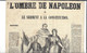 Affiche Feuille Volante L'Ombre De Napoléon Ou Le Serment à La Constitution  ( Louis Napoléon ) 2 è République 1848 - Posters