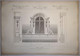 Planche Architecture Paris César Daly Architecte 1870 Maison Hôtel Privé Particulier Lucarne Botrel - Rue De Monceau P1 - Arquitectura