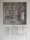 Planche Architecture Paris César Daly Architecte 1870 Décoration Intérieure Salle De Billard Hôtel Parc Monceau P1 - Architecture