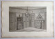 Planche Architecture Paris César Daly Architecte 1870 Décoration Intérieure Salle à Manger Boulevard Arago Huguelin P1+E - Architettura