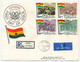 GHANA - 4 Valeurs "2eme Anniversaire De La Révolution Du 24 Février" Sur FDC Recommandée 28/2/1968 - Ghana (1957-...)