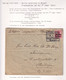 DDX744 -- Lettre TP Germania Etapes ST NICOLAS 1916 + Censures De GENT Recto/verso Vers SLEIDINGE ( Evergem) - OC26/37 Territori Tappe