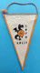 1970 FIBA WORLD BASKETBALL CHAMPIONSHIPS Original Vintage Pennant * Larger Size * Basket-ball Pallacanestro Baloncesto - Uniformes, Recordatorios & Misc