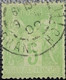 N°102 Sage 5c. Vert-jaune. Cachet De 1900 Du Grand Hôtel (Paris) - 1898-1900 Sage (Tipo III)