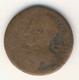 GREAT BRITAIN L1773: 1/2 Penny Token Pax Pla Cid, Rare - B. 1/2 Penny