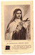 RELIQUIA TISSU STE THERESE DE L'ENFANT JESUS VIVRE D'AMOUR SOUVENIR IMAGE PIEUSE HOLY CARD SANTINI PRENTJE - Imágenes Religiosas