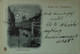 Magdeburg // Gruss Aus - Mondschein Karte // Hasselbachbrunnen Pferdentram) 1899 - Magdeburg