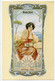 CPM    PUBLICITE  LEFEVRE UTILE MELANGE ITALIEN   -  STYLE ART NOUVEAU -   BISCUITS LU     -  FEMME AVEC BOITE - Pubblicitari