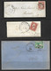 U.S.A 1865  3 Lettres De Taunton, Brookfield, Tonananda. - Other & Unclassified
