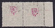 Baranya, 1919, 2 Fil, Express Stamp, Pair, New Value Overprint Missing !, MNH, Very Good Quality - Baranya