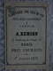 CATALOGUE TARIF CLOU VIS  OUTIL A REMION 17 FAUBOURG DU TEMPLE  PARIS 24 X 16 CM 1879 - Sonstige & Ohne Zuordnung