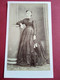 Photo CDV Second Empire - Jeune Femme Debout - Ombrelle - Circa 1865/70 - Photo Annet, Tarbes - TBE - Ancianas (antes De 1900)