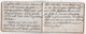 PETIT CARNET DE CHANTS EN ALLEMAND / LIEDERBUCH 1888 JOSEPH LUTTRINGER / CHANTS RELIGIEUX ? / - Manuscrits