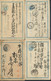 JAPON - ENTIERS POSTAUX - 10 CP  OBL. VARIÉS - B/TB - Otros & Sin Clasificación