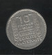 Fausse 10 Francs Turin 1938 - Métal Blanc Non Magnétique - Exonumia - Variétés Et Curiosités