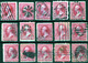 USA B. Franklin 1890 2 Cts Carmin 33 Samples / See Nuances, Cancellations And Varieties - Used Stamps