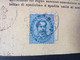 1838 ITALIA Regno-1879- "Effigie" C. 25 Ricevuta Di Ritorno MANTOVA (descrizione) - Marcofilie