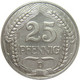 LaZooRo: Germany 25 Pfennig 1909 D XF - 25 Pfennig