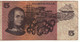 AUSTRALIA  $ 5  P44b     ( Sir Joseph Banks, Plants On Front -  Caroline Chisholm On Back ) - 1966-72 Reserve Bank Of Australia