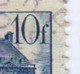 Palais Du Luxembourg - 10F Bleu - 1956 - YT 760 - Variété D'impression. - Used Stamps